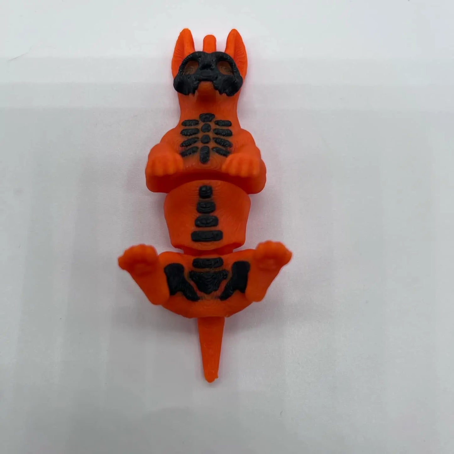 Spooky 3D Printed Skeleton Cat and Dog Halloween Decoration for Home