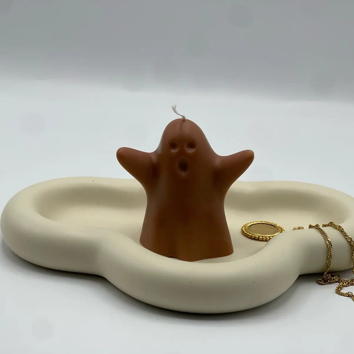 The Ghost Candles, Halloween Decor, Cute Ghost, Minimalist Halloween and Christmas Decor, Halloween Last Minute Gift, Holidays Gift Idea.
