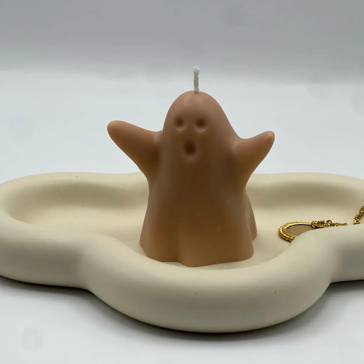 The Ghost Candles, Halloween Decor, Cute Ghost, Minimalist Halloween and Christmas Decor, Halloween Last Minute Gift, Holidays Gift Idea.