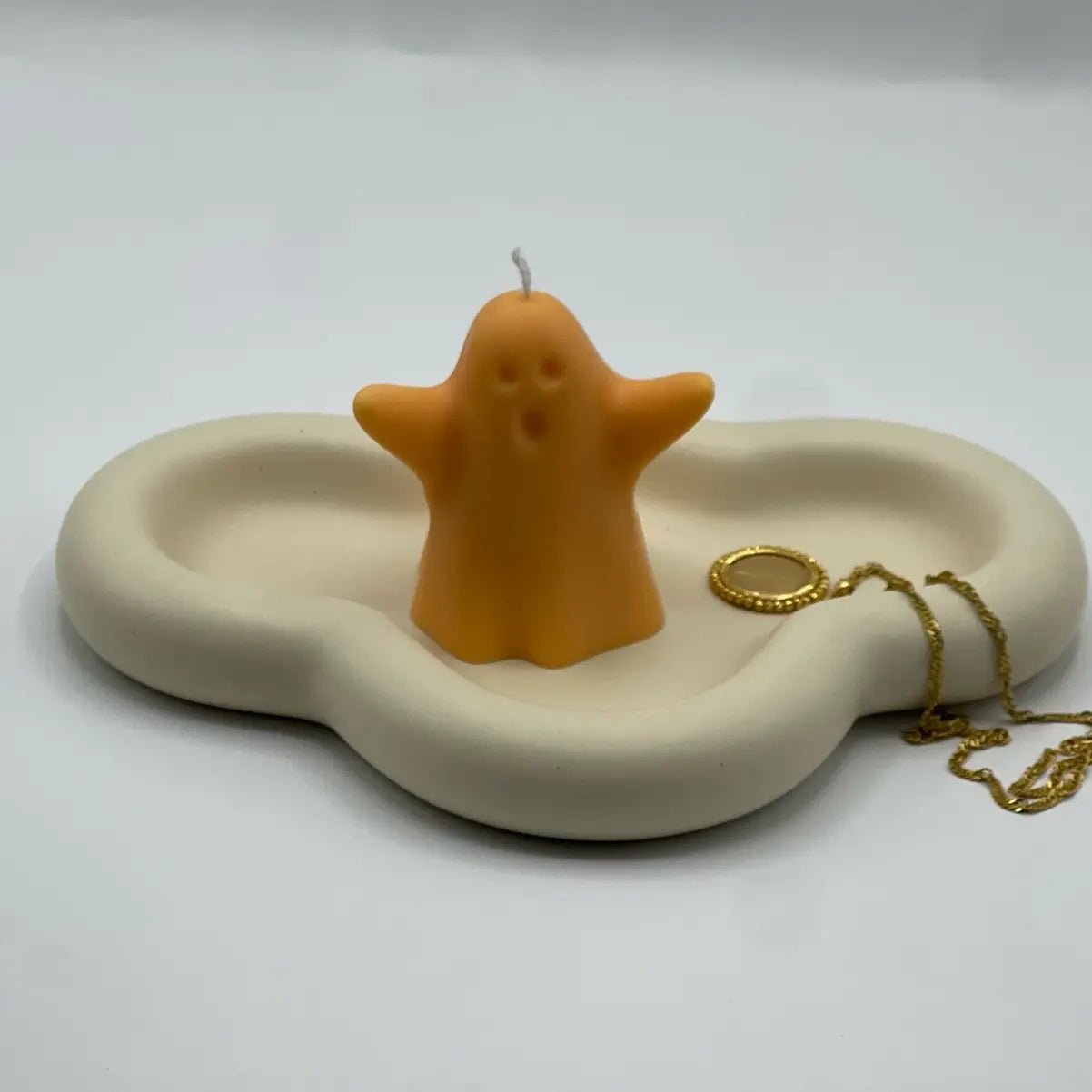 The Ghost Candles, Halloween Decor, Cute Ghost, Minimalist Halloween and Christmas Decor, Halloween Last Minute Gift, Holidays Gift Idea.