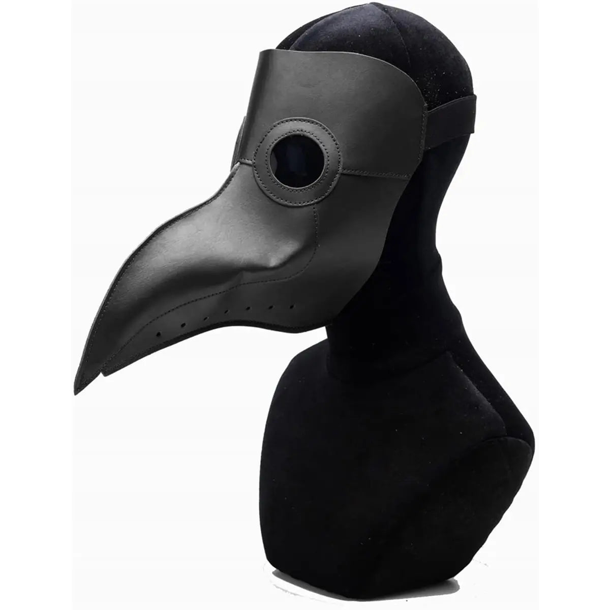 AYJKSEVEN Unique Scary Halloween Costume for Men, Plague Doctor Outfit with Bird Beak Mask & Hooded Black Cloak Robe, Mens Special Occasion Clothing (Halloween Costume Ideas), Unique Halloween Costume, Scary Halloween Costume Ideas