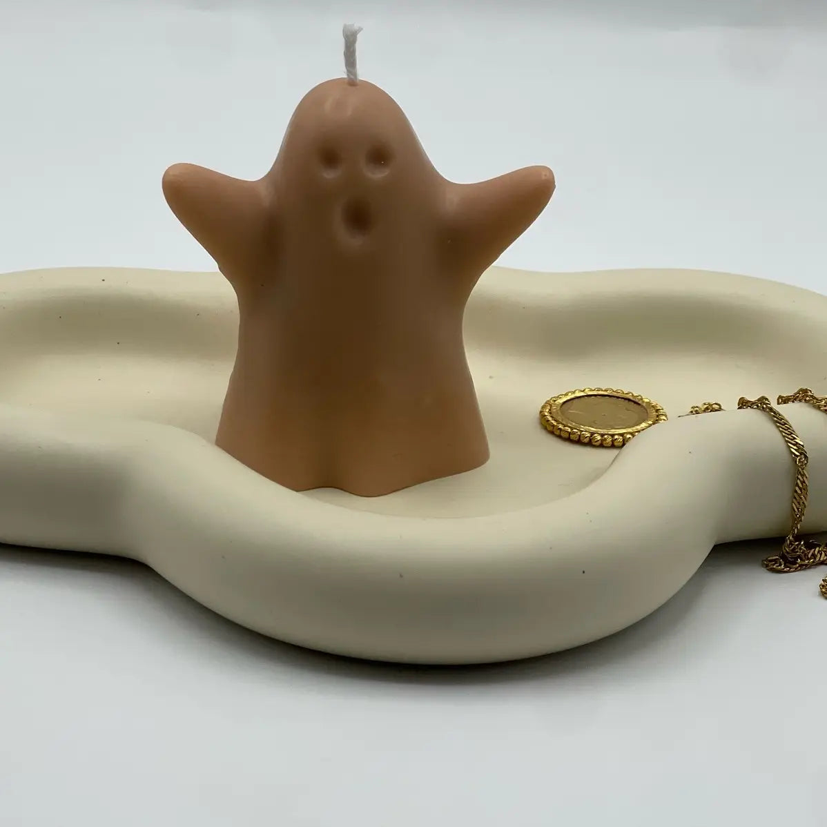 The Ghost Candles, Halloween Decor, Cute Ghost, Minimalist Halloween and Christmas Decor, Halloween Last Minute Gift, Holidays Gift Idea.
