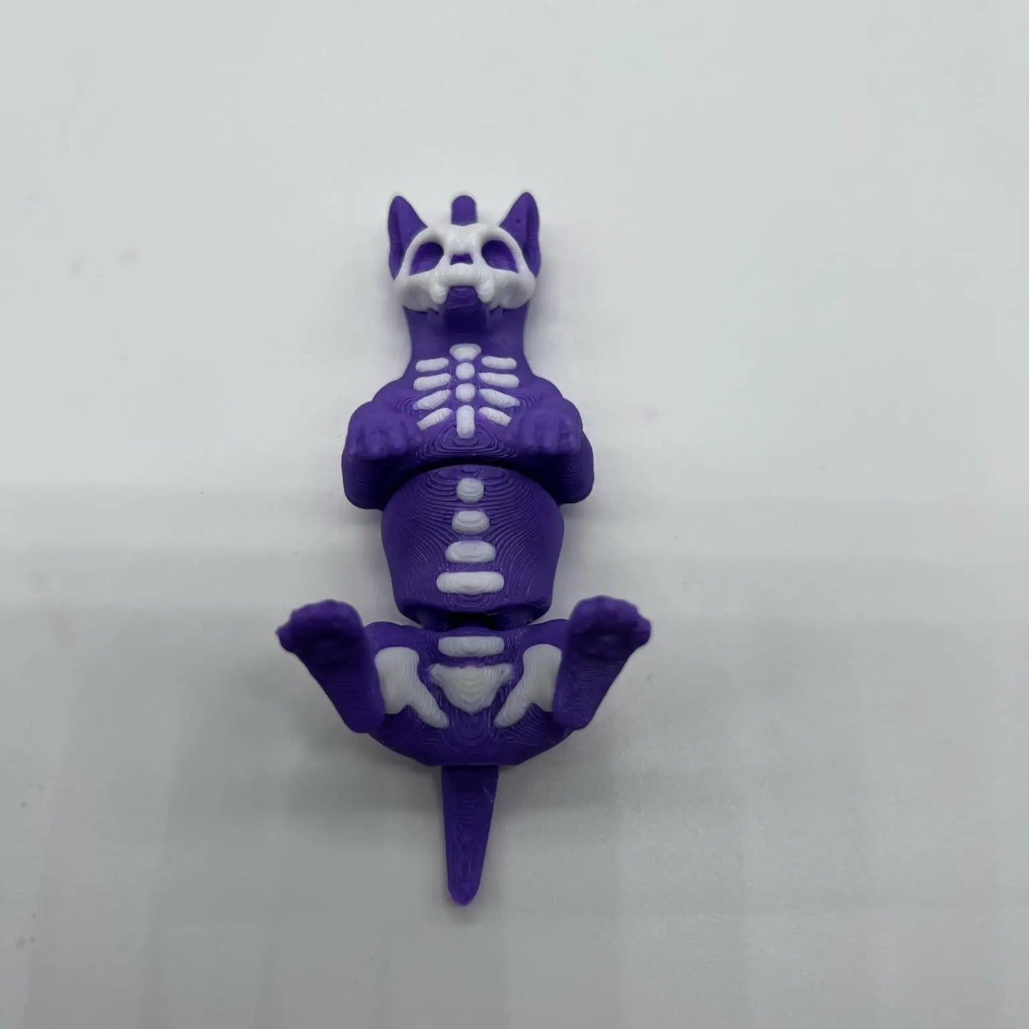 Spooky 3D Printed Skeleton Cat and Dog Halloween Decoration for Home