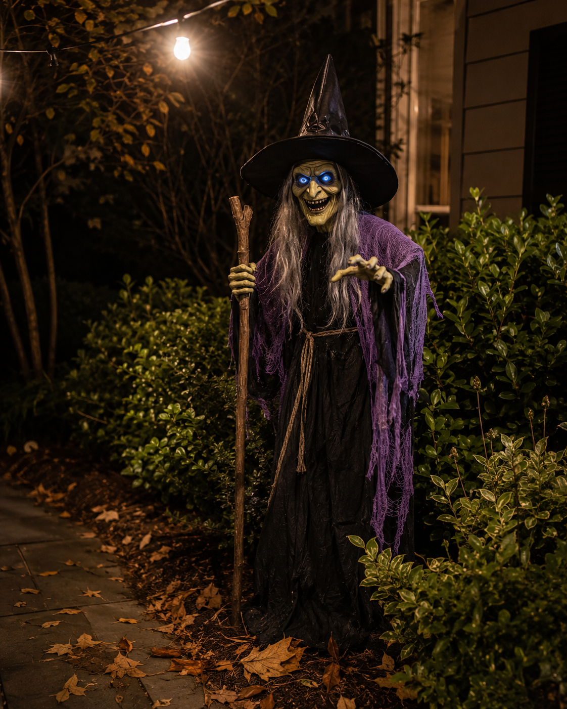 5 Foot Hag the Witch Animatronic Decoration