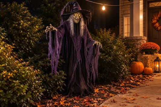 5 Foot Hag the Witch Animatronic Decoration